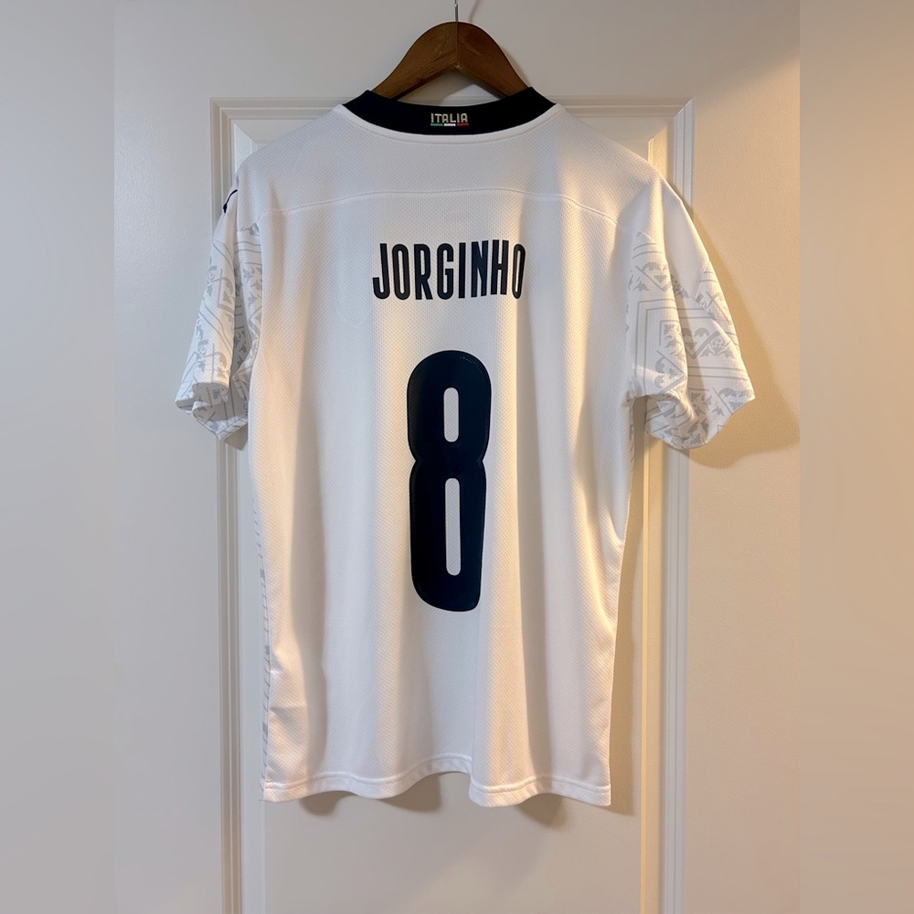 Puma 2019 Italy Away Kit - Jorginho #8